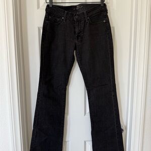 7 For All Mankind Women's Black Jeans